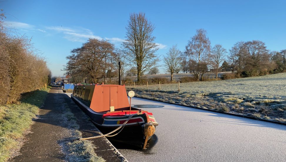 Bream in ice at Endon - December 2022