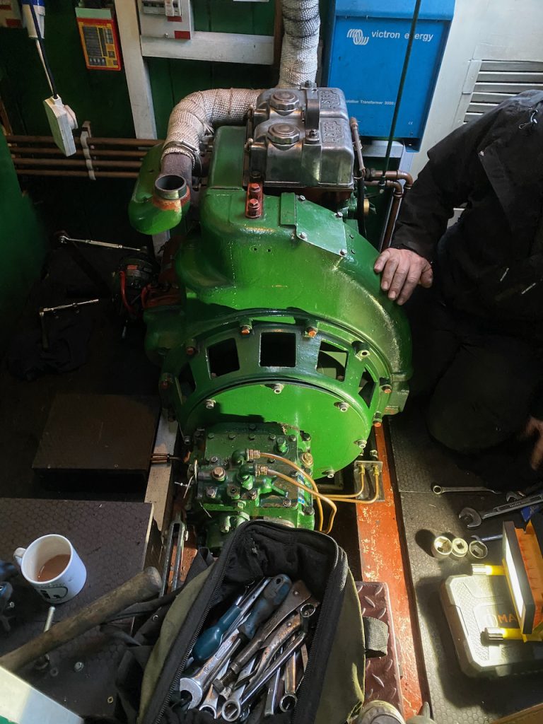 Disassembled engine, 15th January 2023